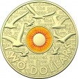 2015 $2 Remembrance Day Coloured Coin